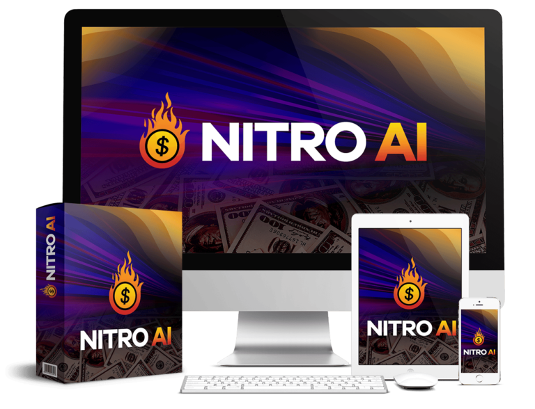 Nitro AI app interface showcasing its AI-driven YouTube Shorts automation and earning potential features