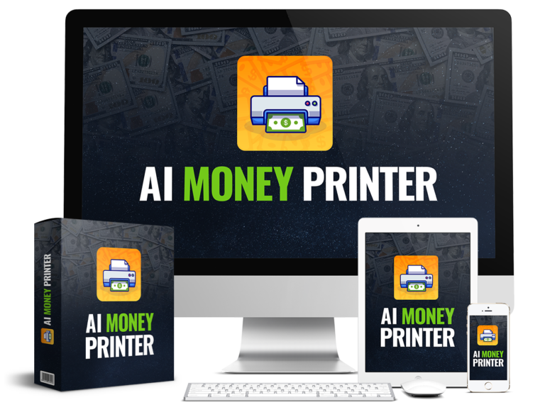 AI Money Printer System Interface - Earning Passive Income by Uploading Videos Online