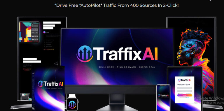 Traffix AI Dashboard – World's First 400-in-1 A.I Traffic App for Beginners