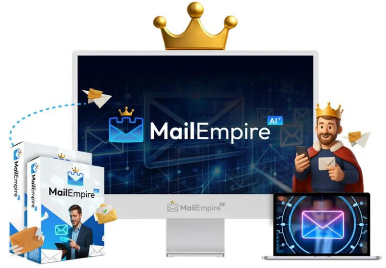 MailEmpire AI dashboard showcasing unlimited email sending and next-gen inbox delivery features
