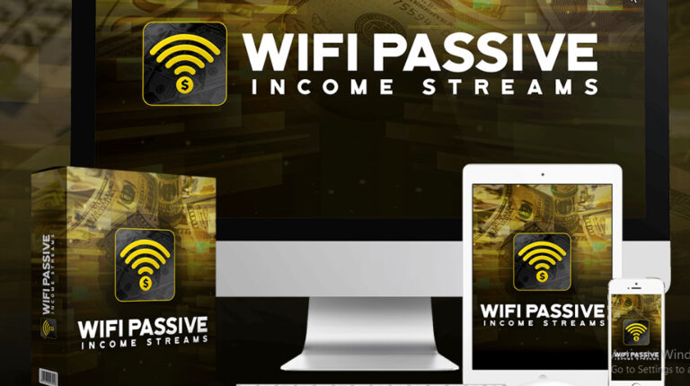 Mobile phone generating passive income using AI-powered WiFi system