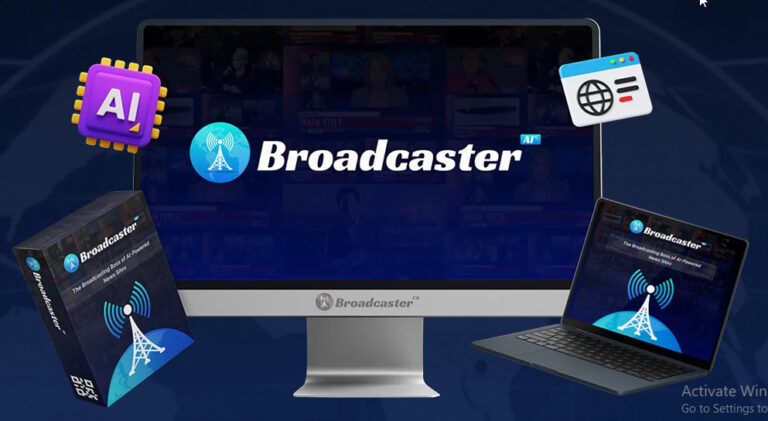 Broadcaster AI Dashboard – Build Self-Updating News Sites with AI in 60 Seconds