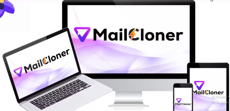 MailCloner email marketing tool interface showing unlimited emails and Gmail-friendly deliverability features