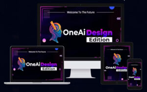 OneAi Design Edition dashboard showcasing AI image generation, avatars, room makeovers, and 3D model creation features